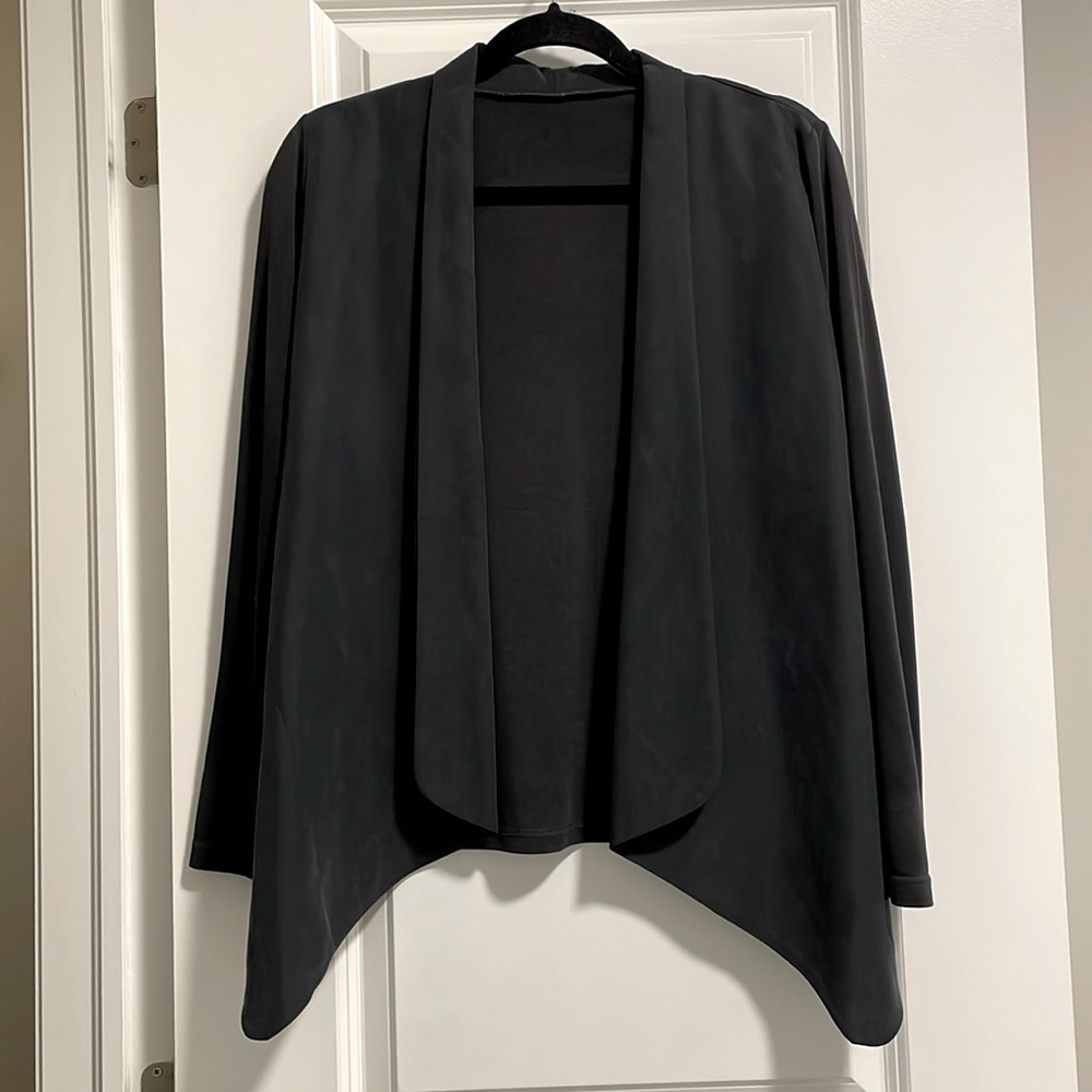 Greyish Navy Suede Blazer